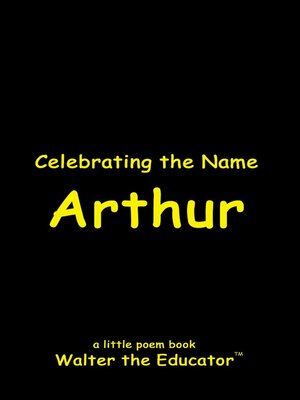 cover image of Celebrating the Name Arthur